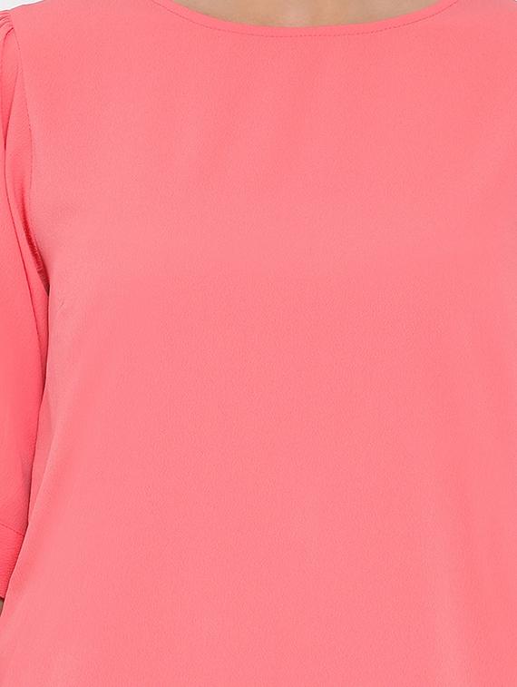 eyelet knot sleeves solid top - 17074112 - Zoom Image - 5