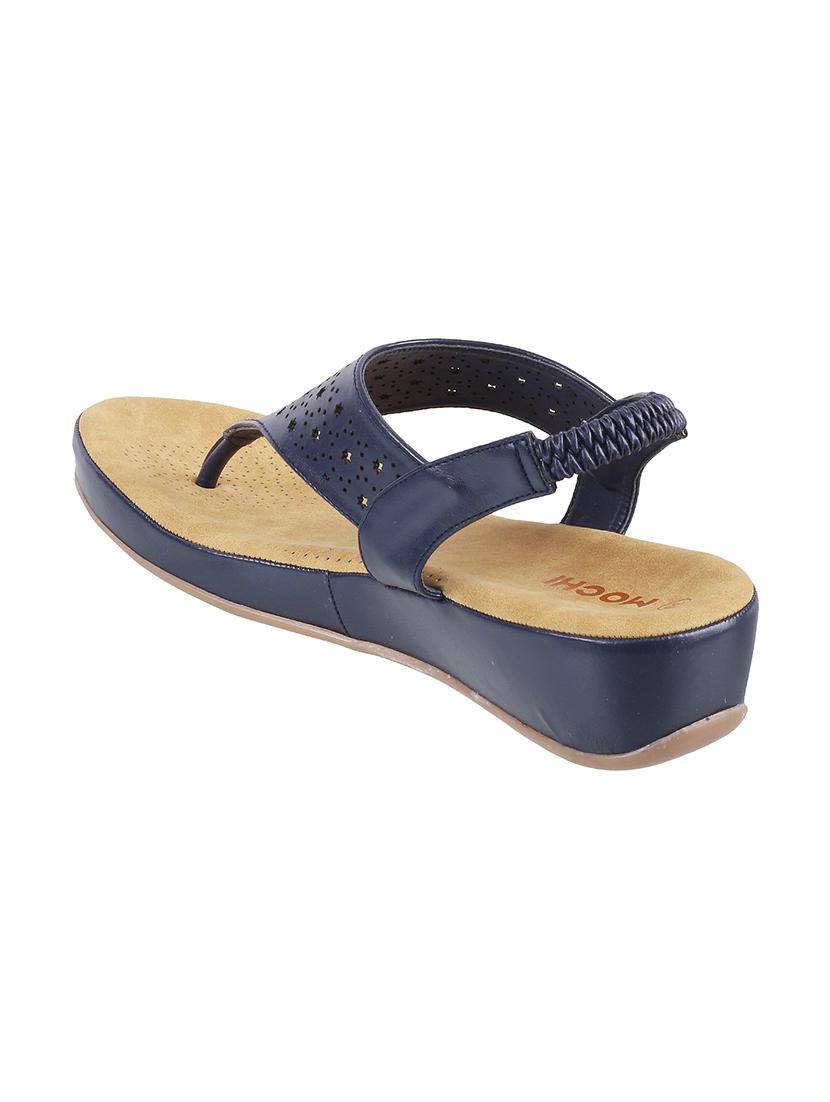 blue back strap wedges - 17074366 - Zoom Image - 3