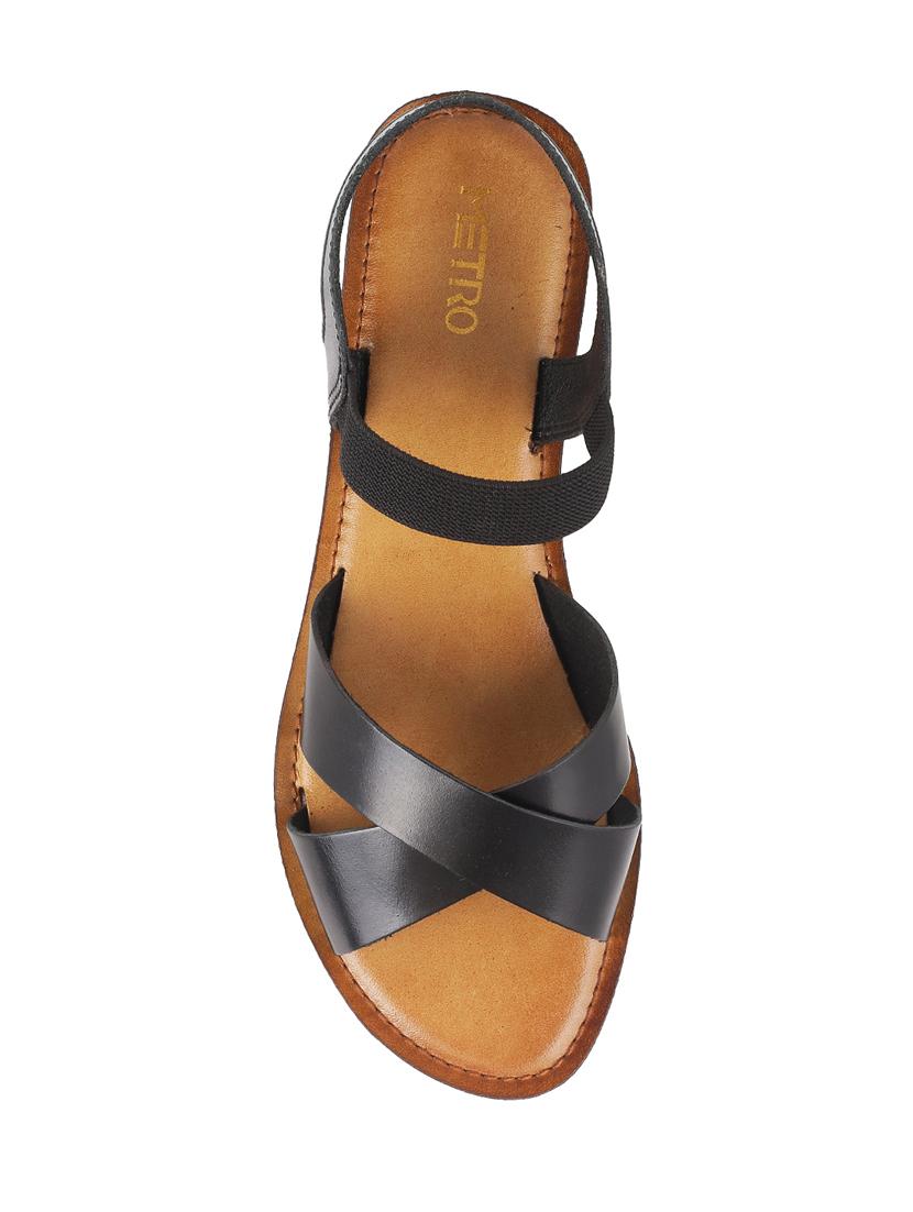 black back strap sandals - 17074388 - Zoom Image - 4