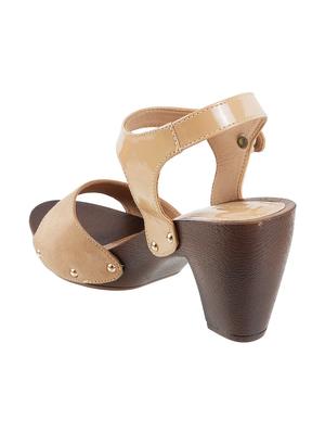 beige back strap sandals - 17074430 - Standard Image - 3