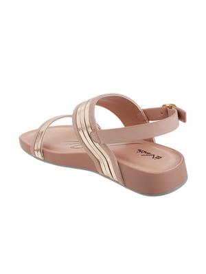 pink back strap sandals - 17074530 - Standard Image - 3