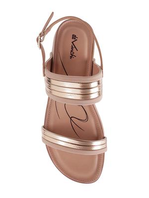 pink back strap sandals - 17074530 - Standard Image - 4