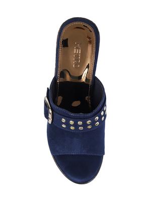 navy blue slip on wedge - 17074741 - Standard Image - 4