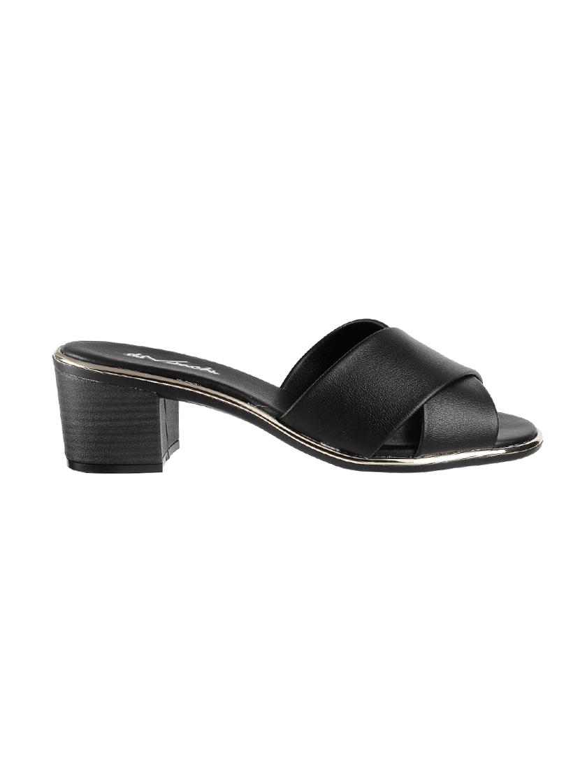 black slip on sandals - 17074879 - Zoom Image - 2