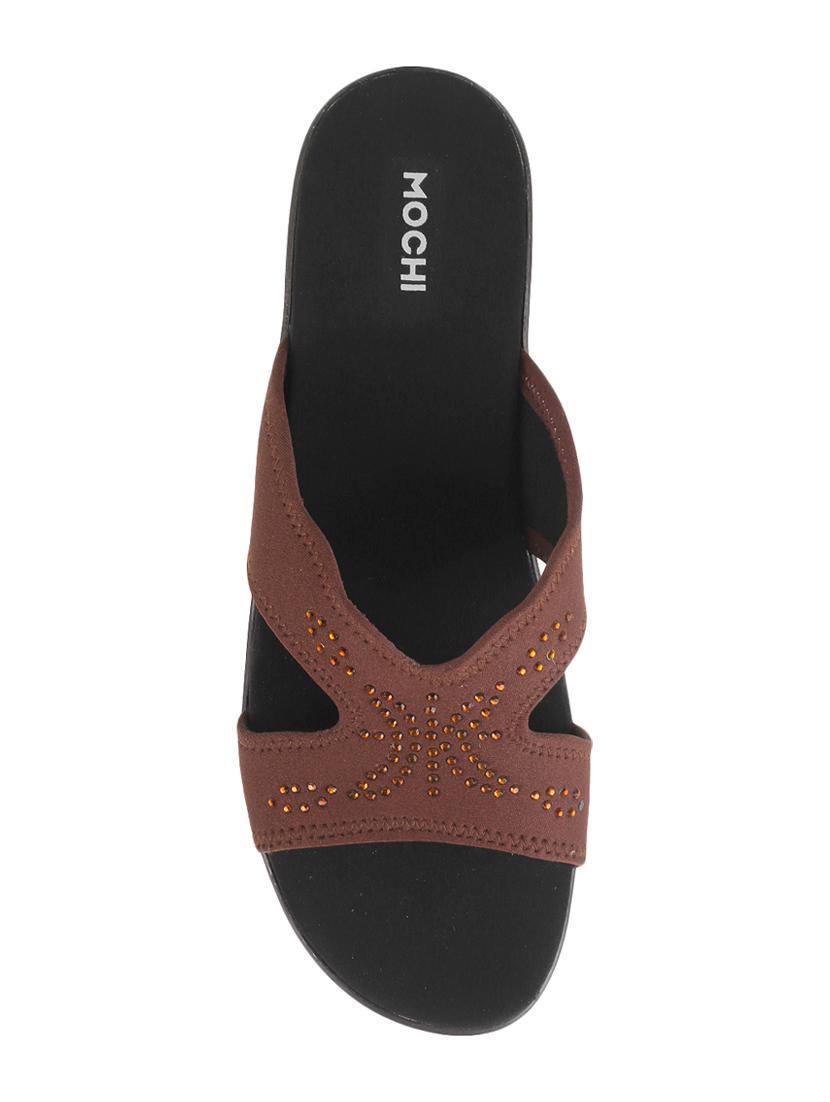 brown slip on wedges - 17075008 - Zoom Image - 4