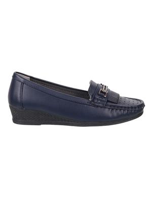 blue slip on loafers - 17075072 - Standard Image - 2
