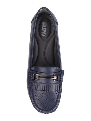 blue slip on loafers - 17075072 - Standard Image - 4