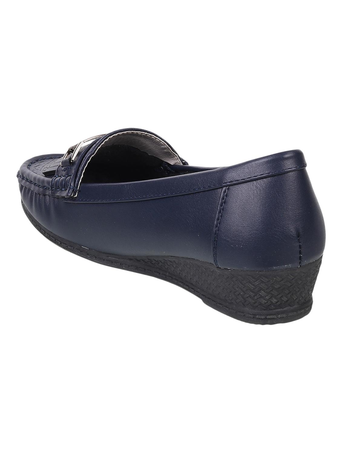blue slip on loafers - 17075072 - Zoom Image - 3