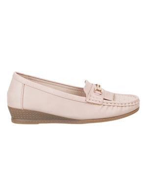pink slip on loafers - 17075073 - Standard Image - 2