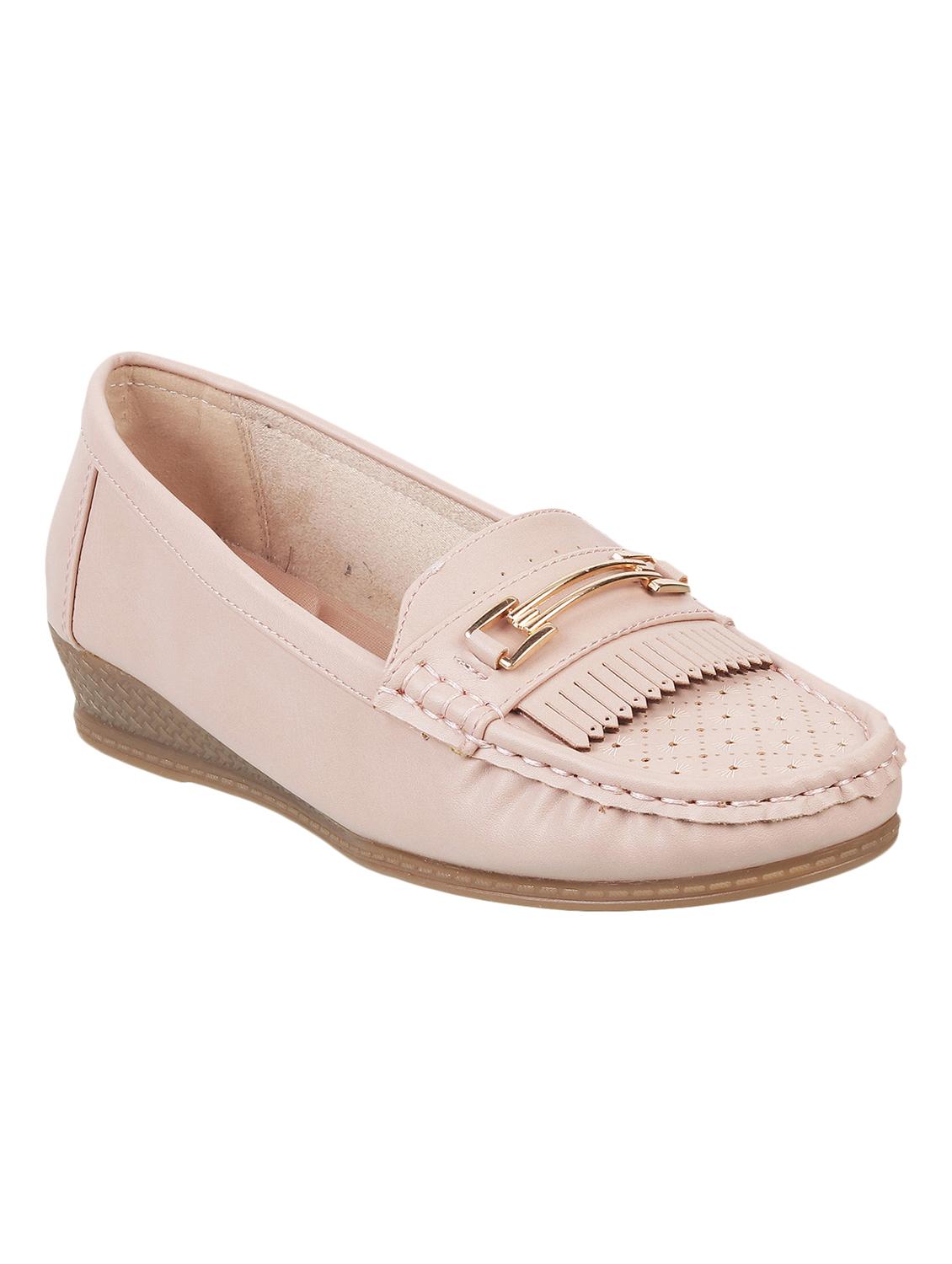 pink slip on loafers - 17075073 - Zoom Image - 1