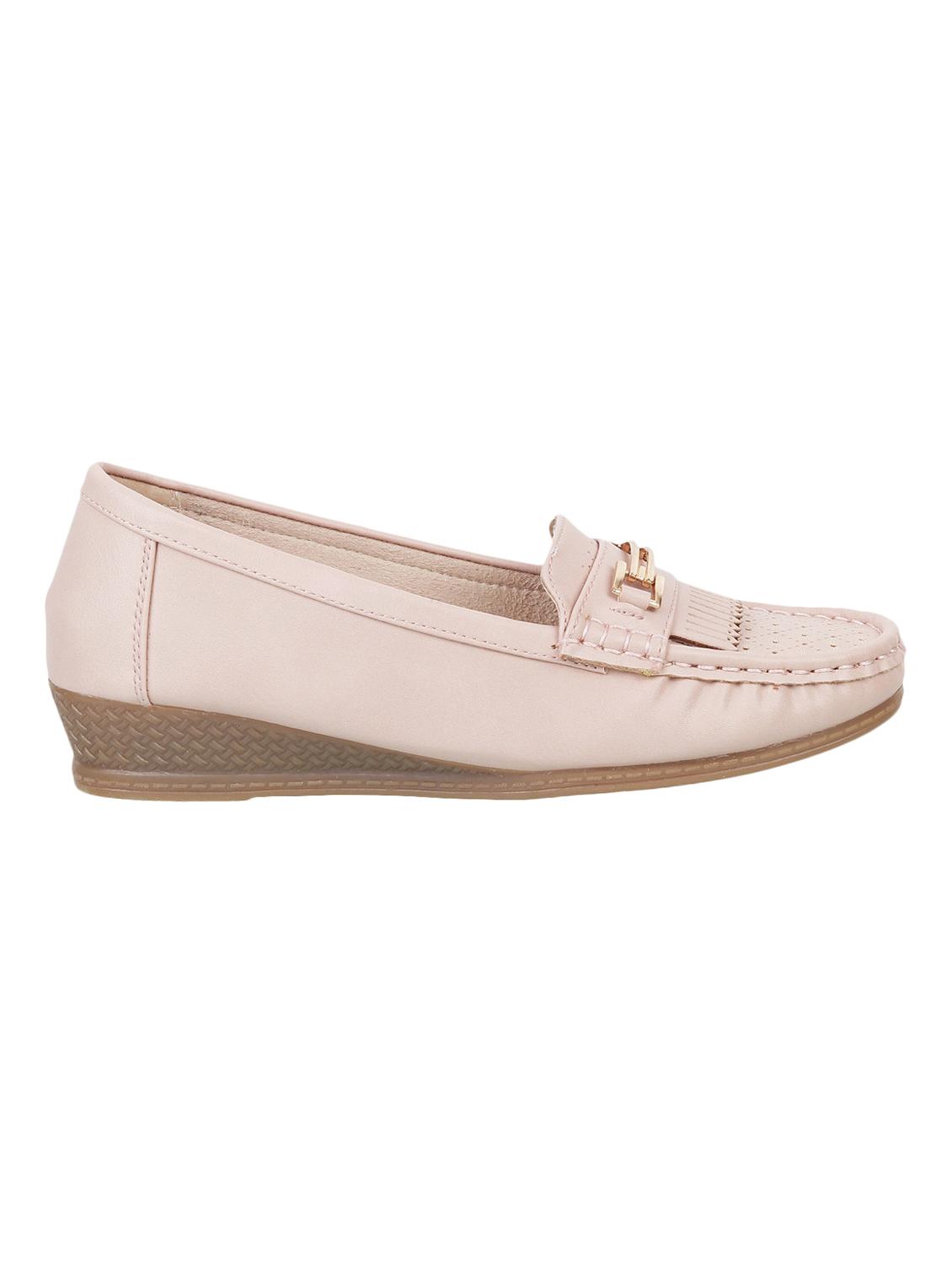 pink slip on loafers - 17075073 - Zoom Image - 2