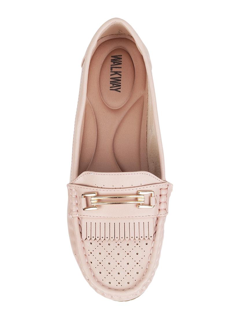 pink slip on loafers - 17075073 - Zoom Image - 4