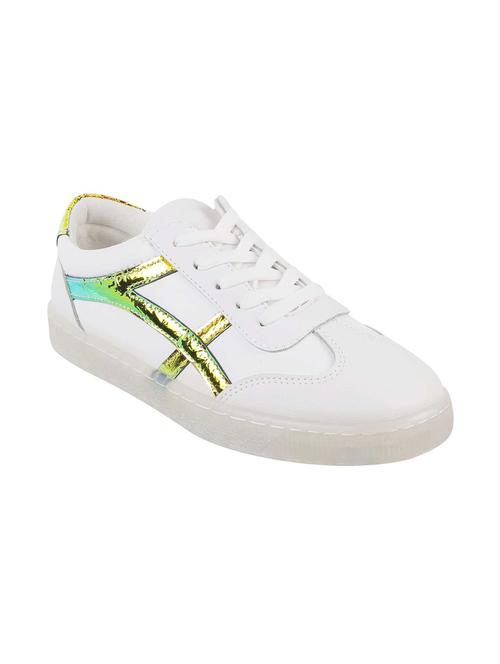 white lace-up sneaker - 17075113 - Standard Image - 1
