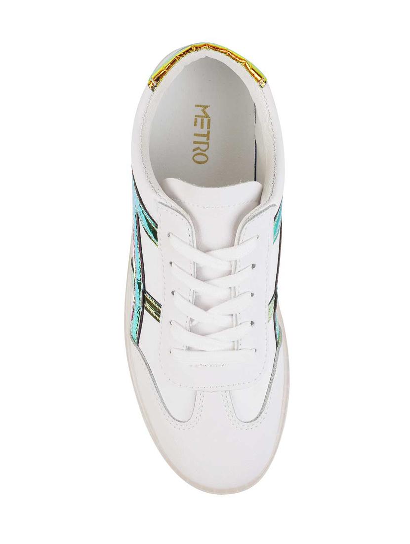 white lace-up sneaker - 17075113 - Zoom Image - 4