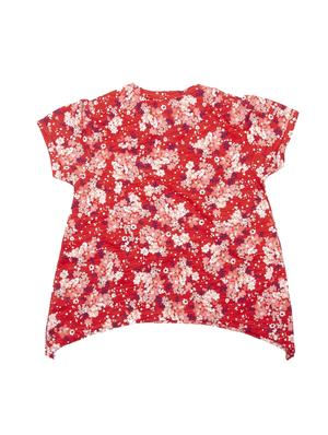 red cotton aline tops & tee - 17075344 - Standard Image - 2