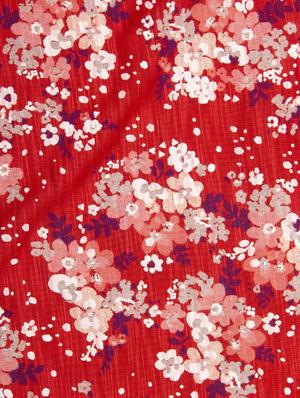 red cotton aline tops & tee - 17075344 - Standard Image - 3