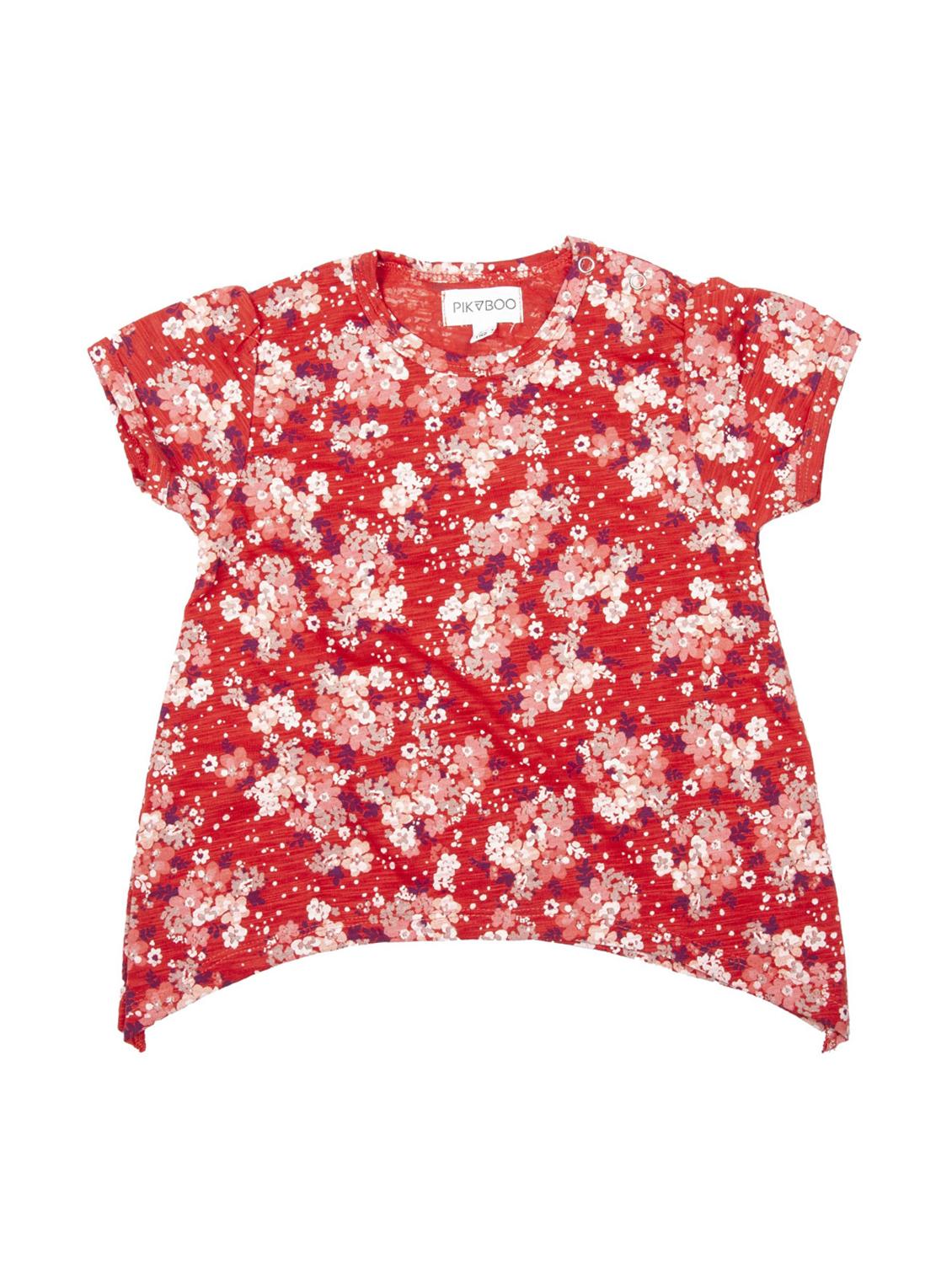 red cotton aline tops & tee - 17075344 - Zoom Image - 1