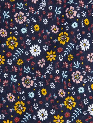 blue cotton aline tops & tee - 17075345 - Standard Image - 3