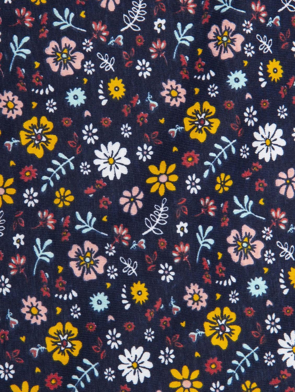 blue cotton aline tops & tee - 17075345 - Zoom Image - 3