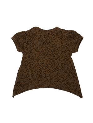 brown cotton aline tops & tee - 17075355 - Standard Image - 2