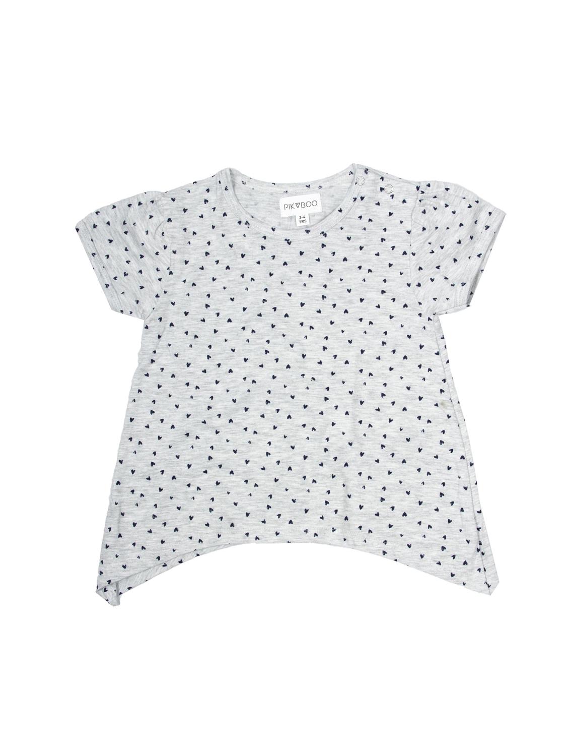 grey cotton aline tops & tee - 17075356 - Zoom Image - 1