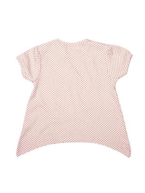 pink cotton aline tops & tee - 17075359 - Standard Image - 2