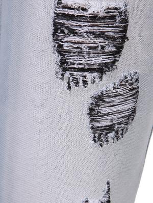 mid rise distressed jeans - 17075772 - Standard Image - 6