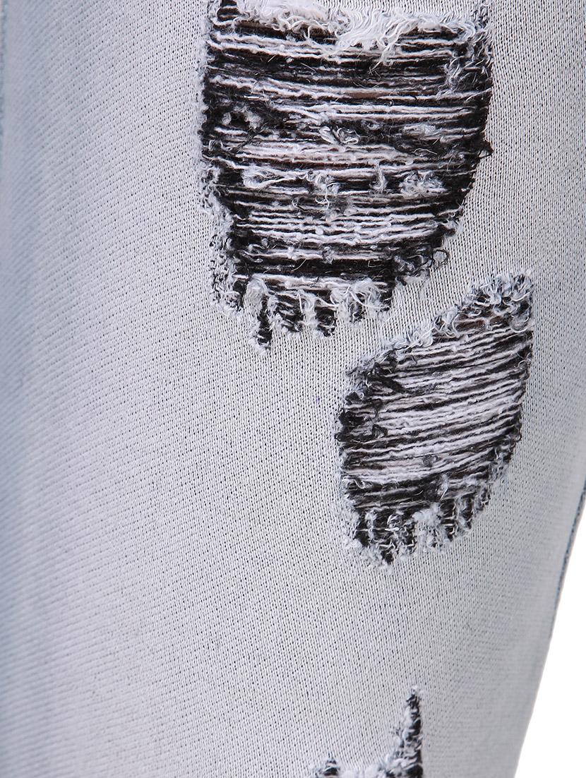 mid rise distressed jeans - 17075772 - Zoom Image - 6