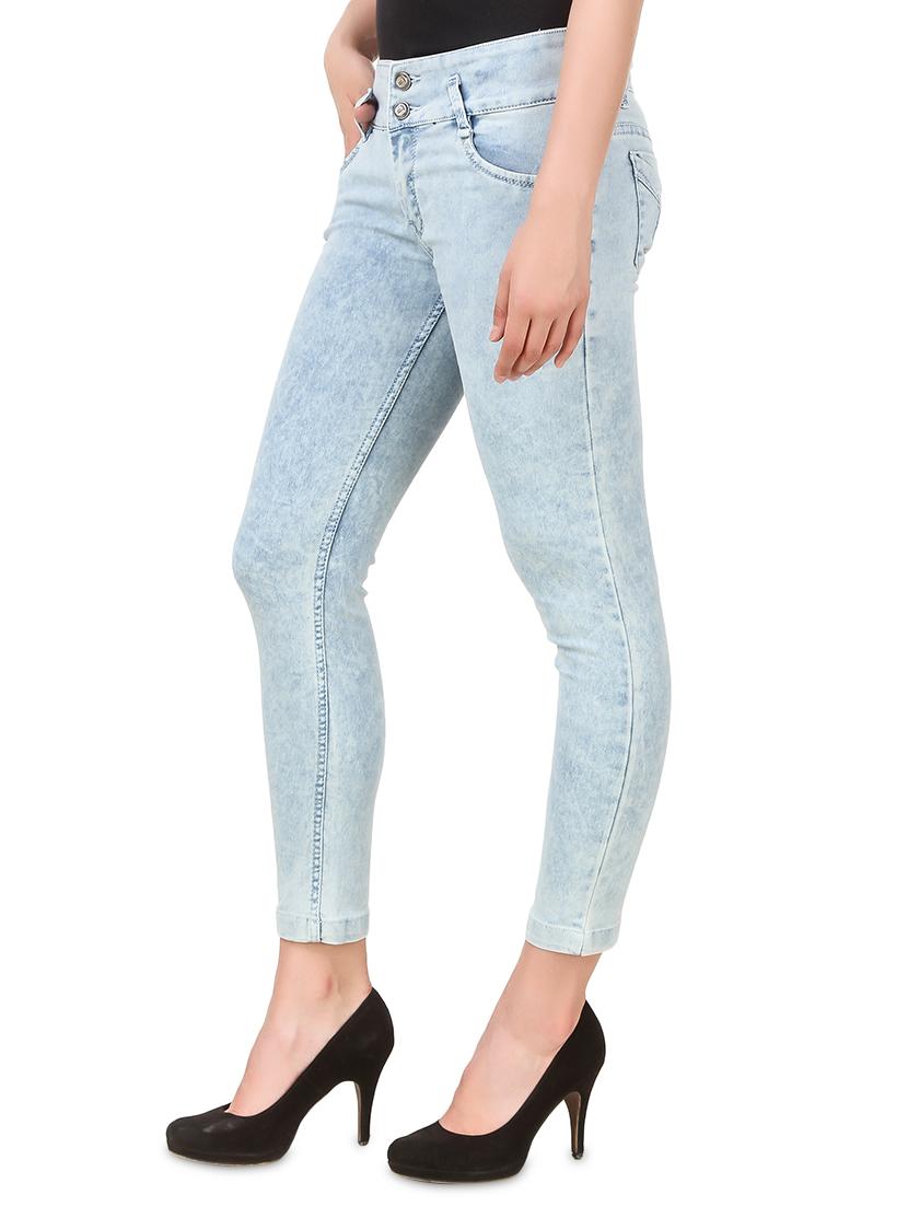 mid rise acid washed jeans - 17075781 - Zoom Image - 2