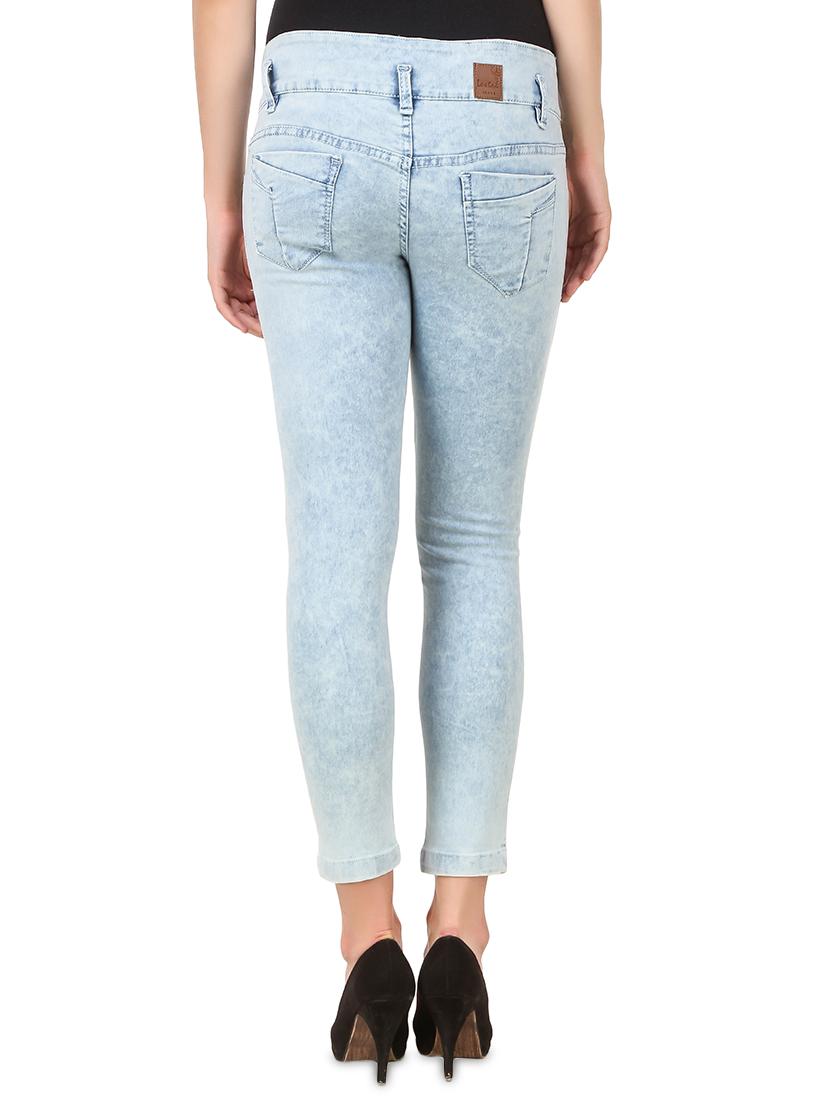 mid rise acid washed jeans - 17075781 - Zoom Image - 3