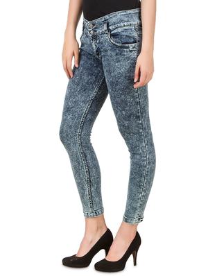 mid rise acid washed jeans - 17075782 - Standard Image - 2