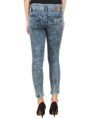 mid rise acid washed jeans - 17075782 - Standard Image - 3