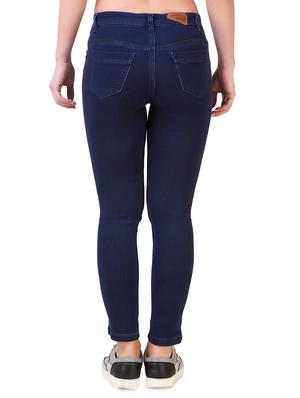 mid rise knee slit jeans - 17075815 - Standard Image - 3