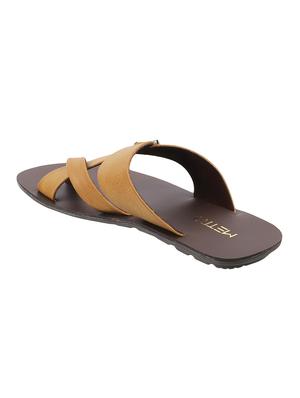 beige toe separator slippers - 17075968 - Standard Image - 3