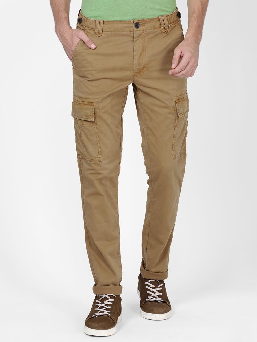 brown cotton cargos - 17076560 - Zoom Image - 1