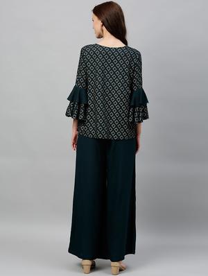 bell sleeves top pants set - 17076624 - Standard Image - 3