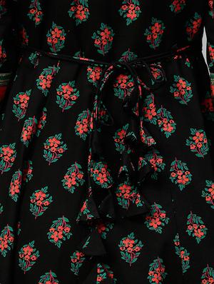 floral anarkali ethnic dress - 17076638 - Standard Image - 7