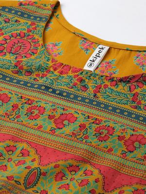 floral anarkali ethnic dress - 17076639 - Standard Image - 5