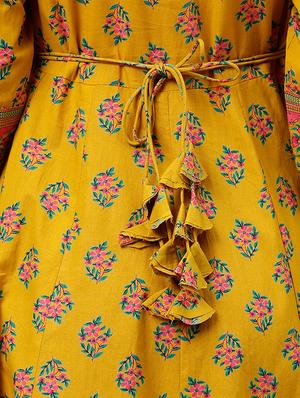 floral anarkali ethnic dress - 17076639 - Standard Image - 7