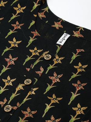 printed straight kurti - 17076643 - Standard Image - 6