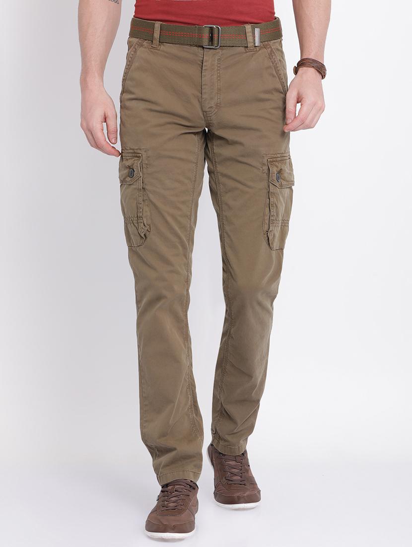 brown solid cargos - 17076729 - Zoom Image - 1