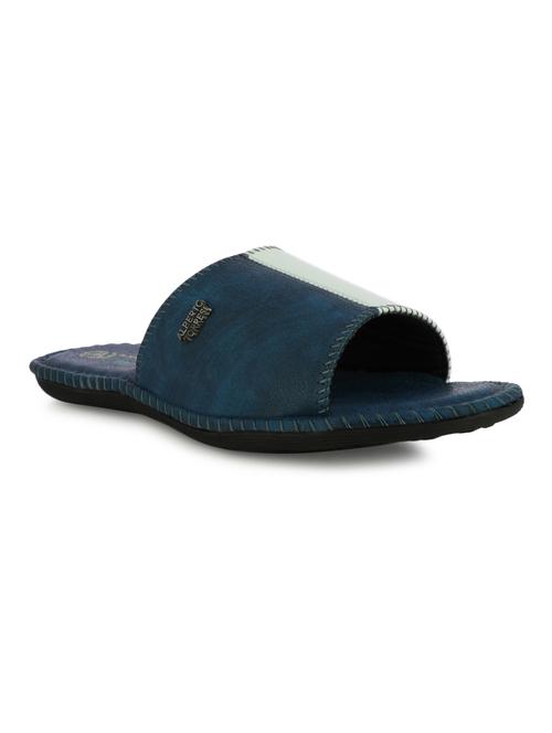 blue slip on flip flops - 17076760 - Standard Image - 1