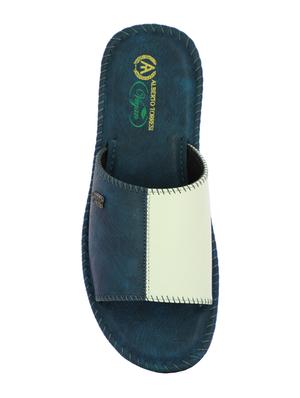 blue slip on flip flops - 17076760 - Standard Image - 4