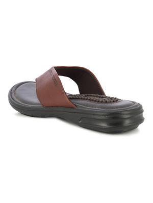 tan toe separator slippers - 17076765 - Standard Image - 3