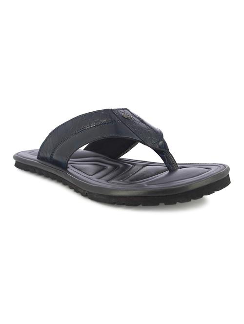 navy toe separator slippers - 17076768 - Standard Image - 1