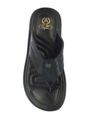 navy toe separator slippers - 17076768 - Standard Image - 4