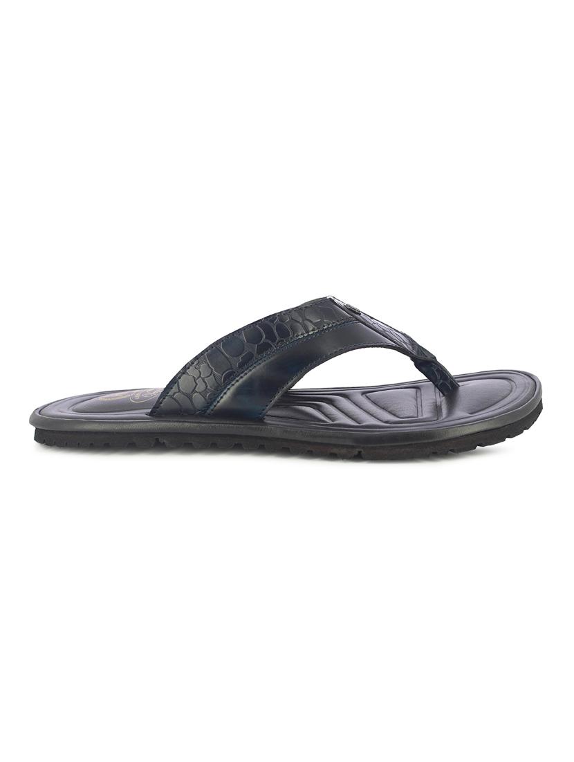 navy toe separator slippers - 17076768 - Zoom Image - 2