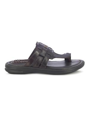 brown slip on slippers - 17076807 - Standard Image - 2