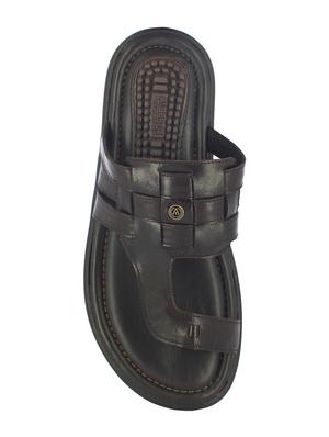 brown slip on slippers - 17076807 - Standard Image - 4