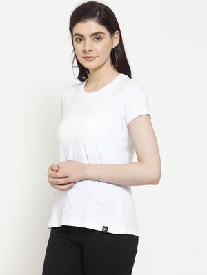 round neck solid tee - 17076897 - Standard Image - 2